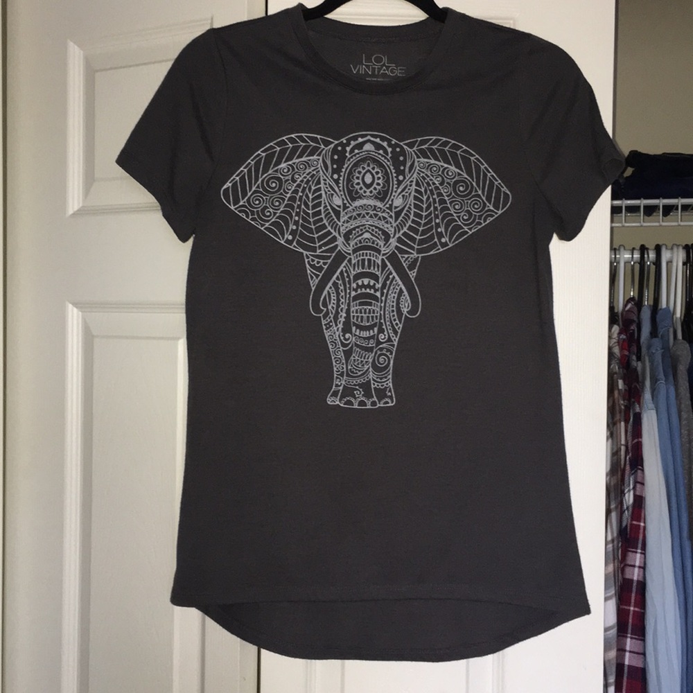 Elephant print T-shirt
